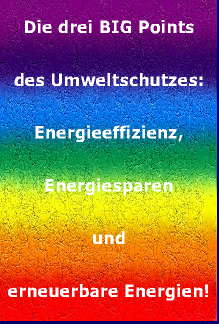 Big Points des Umweltschutzes
